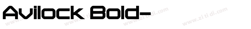Avilock Bold字体转换 Avilock Bold字体转换